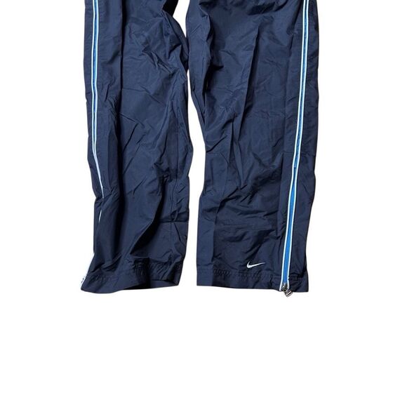 Y2K Nike Nylon Track Pants Gray Blue Medium - Picture 3 of 7